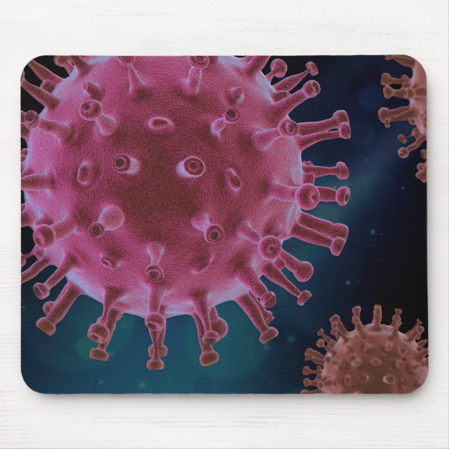 Mousepad Biologia do vírus Covid (Frente)