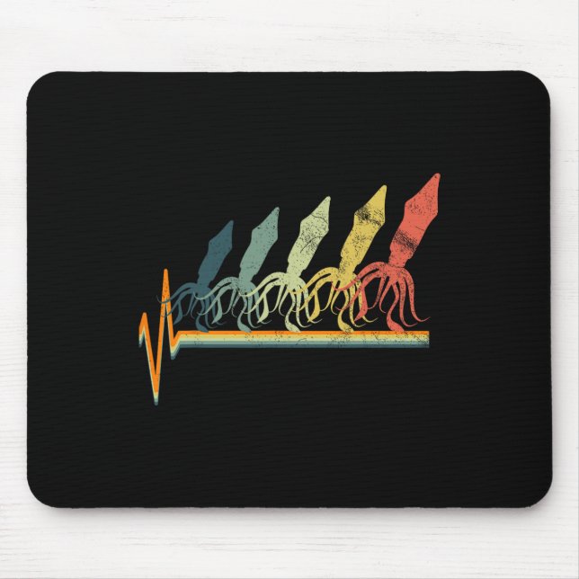 Mousepad Biólogo Marinho da Lula Funny (Frente)