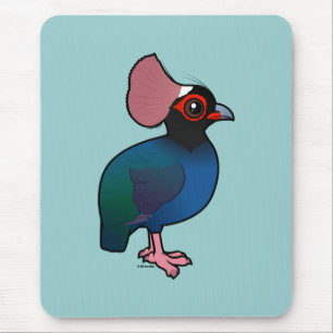 Mousepad Birdorable Crested a perdiz