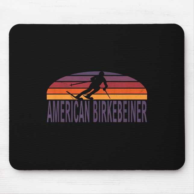 Mousepad Birkebeiner Americano Trilha Atravesse o País Ski  (Frente)