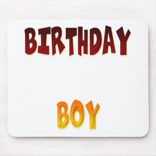 Mousepad Birthday Boy (Frente)