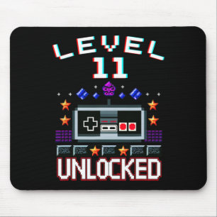 Mousepad Birthday Boy Level 11 Desbloqueou Jogo Engraçado G