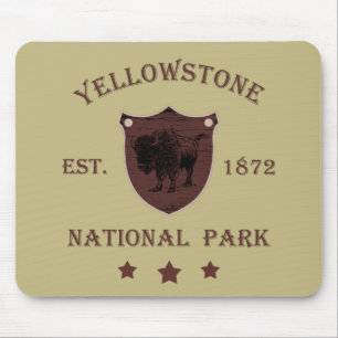 Mousepad Bisão Parque Nacional de Yellowstone
