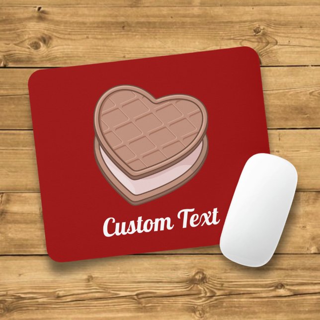 Mousepad Biscoito Coração (Criador carregado)