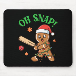 Mousepad Biscoito De Natal De Rengue Funny Gingerbread Cric