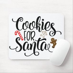 Mousepad Biscoitos para Papais noeis de Natal Divertido