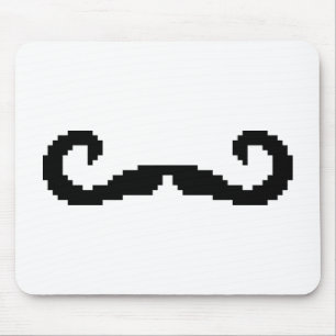 Mousepad Bit Pixel Handle Mustache De Bit