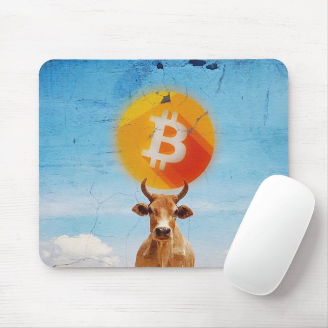 Mousepad Bitcoin Resilient Bull (Com mouse)