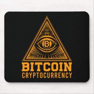 Mousepad Bitmoney BTC Todos Vendo Olhos Cripto Illuminati G