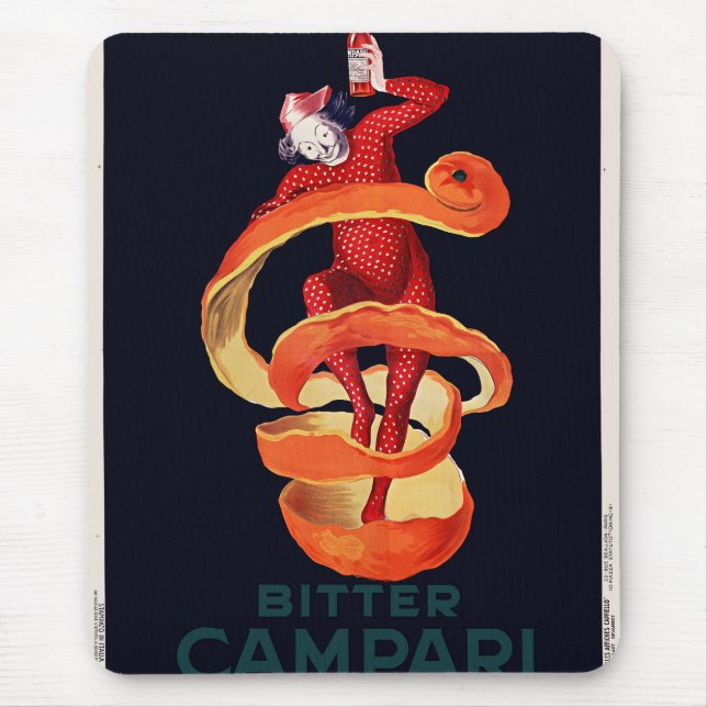 Mousepad Bitter Campari por Cappiello (Frente)