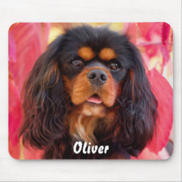 Mousepad Black and Tan Cavalier King Charles Spaniel Dog