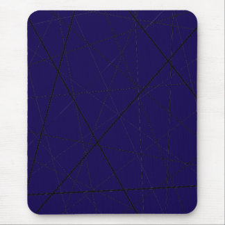 Mousepad Black and white geometric pattern