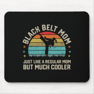 Mousepad Black Belt Mãe Karate Jiu Jitsu Taekwondo Martial