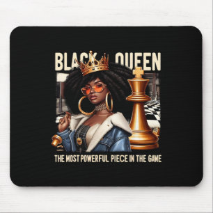 Mousepad Black Culture Black Queen Chess Empowerment Black