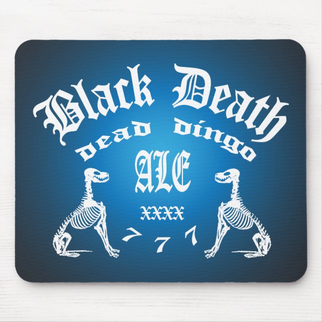 Mousepad Black Death 777 - Morto Dingo Ale (Frente)