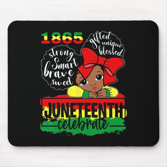 Mousepad Black Girl 1865 Celebra a independência D (Frente)