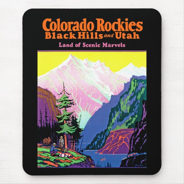Mousepad ~ Black Hills e Utá dos Colorado Rockies (Frente)