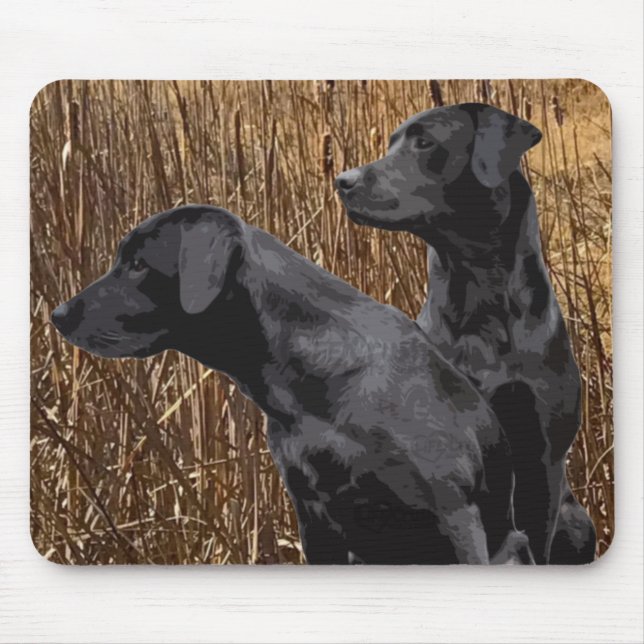 Mousepad Black Labrador Retriever (Frente)