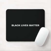 Black Lives Matam texto branco preto minimalista