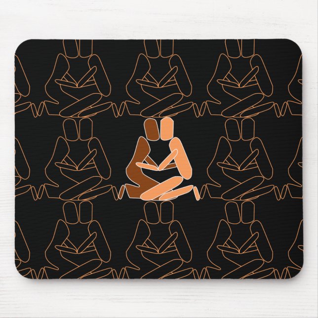 Mousepad Black Love Brown Love (Frente)