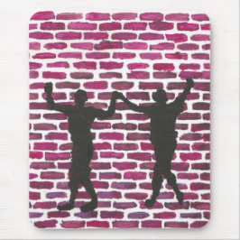 Mousepad Black Magic Hollyhock by Yeshaya Dank Wood Wall Ar