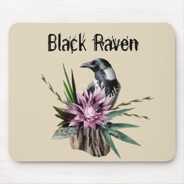 Mousepad Black Raven (Frente)
