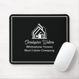 Mousepad Black Real Estate Company Personalized Realtor