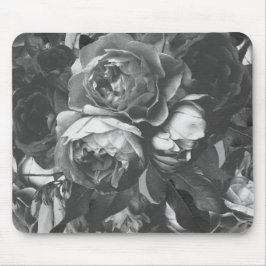 Mousepad Black Rose Bouquet