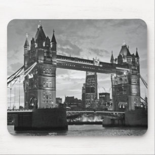 Mousepad Black White Tower Bridge UK Viagem