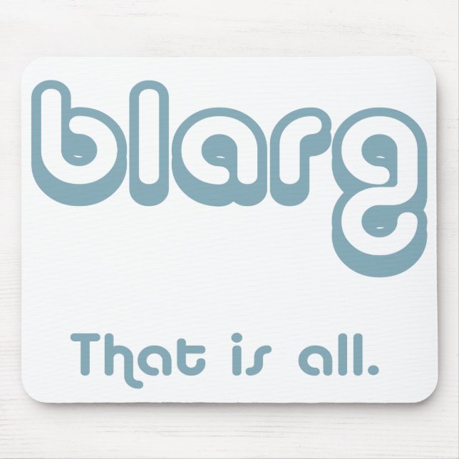 Mousepad blarg. (Frente)