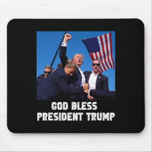 Mousepad Bless Presidente Trump Trump Trump 2024 Votação