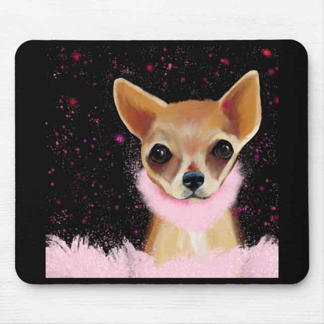 Mousepad Bling Chihuahua     (Frente)
