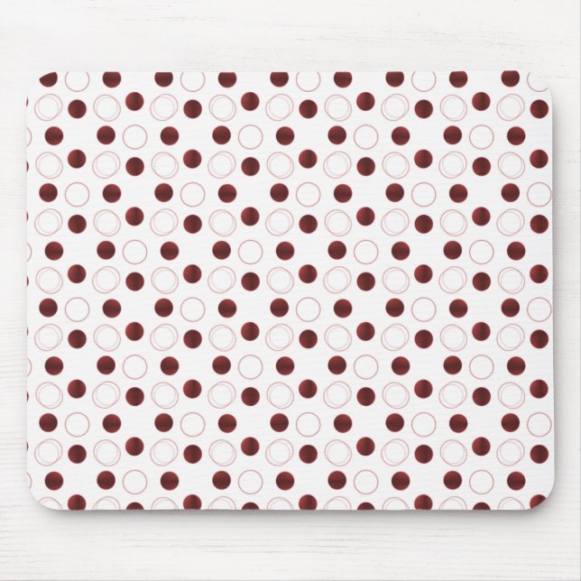 Mousepad Bliss Mousepad, vermelho escuro (Frente)