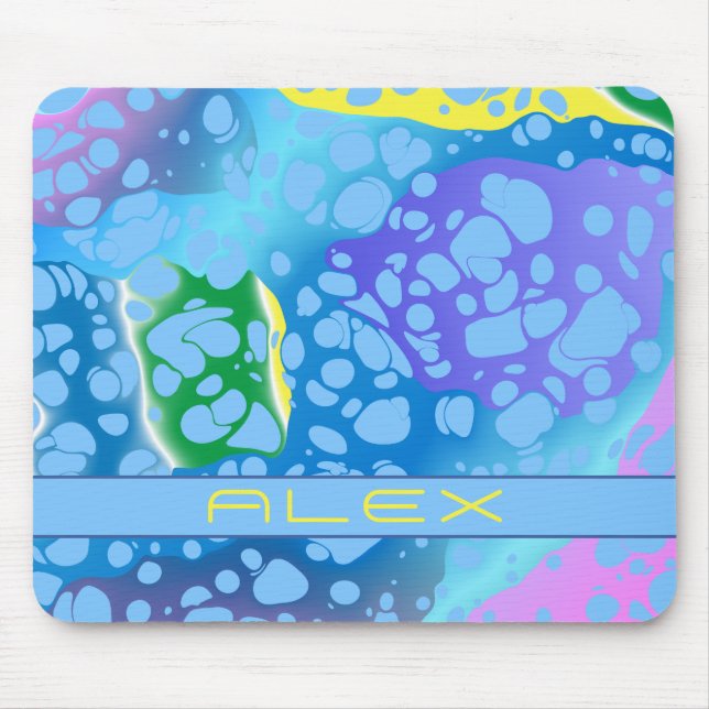 Mousepad Blobs Coloridos (Frente)