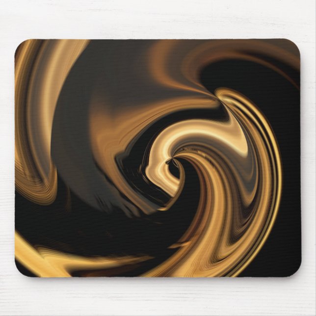 Mousepad Bloco de Abstrato do ouro (Frente)