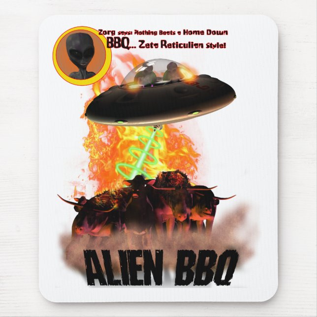 Mousepad Bloco de alienígena BB-Q (Frente)