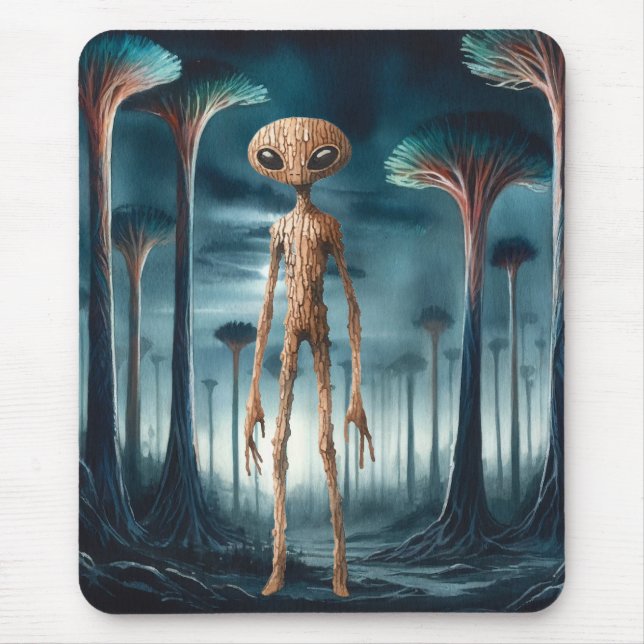 Mousepad Bloco de Alienígena do latido (Frente)