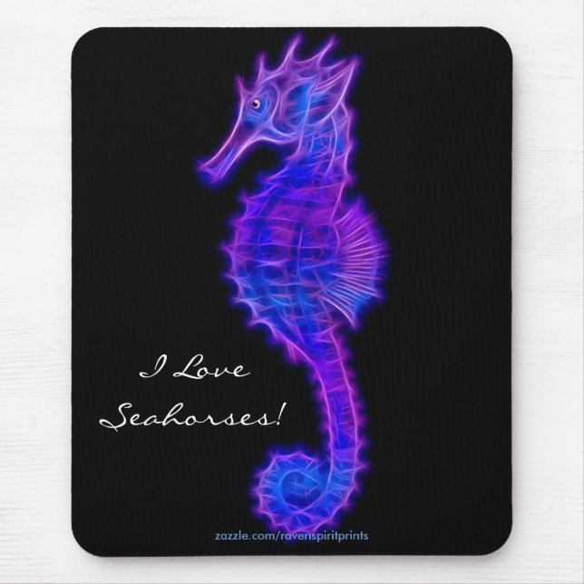 Mousepad Bloco de Arte Fratural SEA-HORSE (Frente)