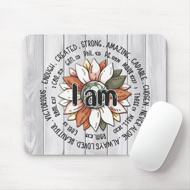 Mousepad Bloco de Bíblias/Escrituras Inspiracional (Com mouse)