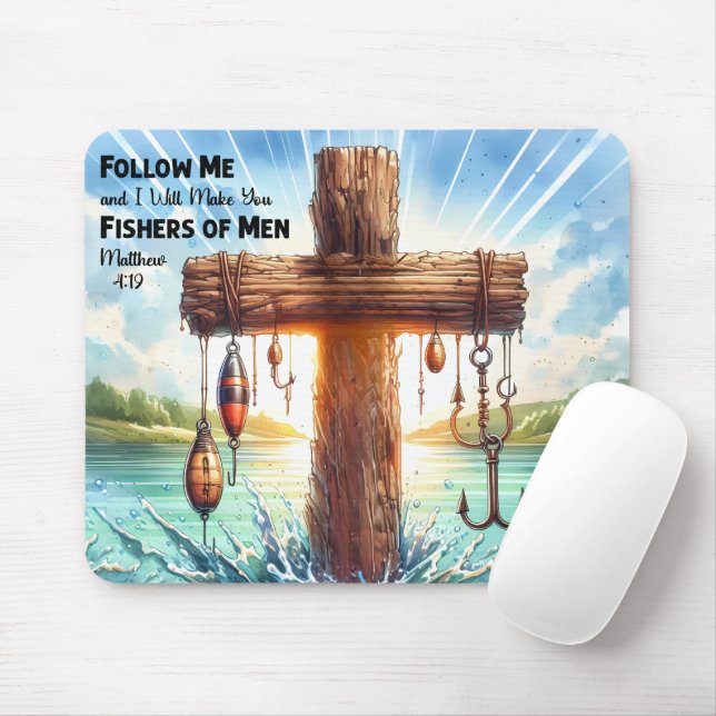 Mousepad Bloco de Bíblias/Escrituras Inspiracional (Com mouse)
