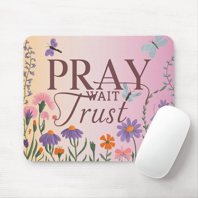 Mousepad Bloco de Bíblias/Escrituras Inspiracional (Com mouse)