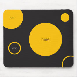 Mousepad Bloco de Bolinhas Amarelo