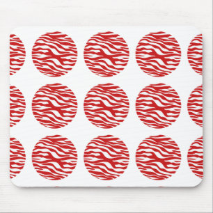 Mousepad Bloco de Bolinhas de Impressão Zebra