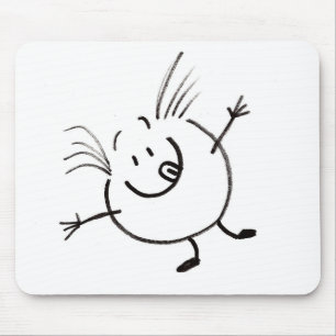 Mousepad Bloco de Cara de porta fofo