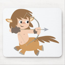 Mousepad Bloco de Cartoons Cute Centaur Sagittarius Mousepa
