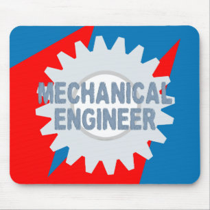 Mousepad Bloco de cor do Engenheiro mecânico