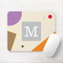 Bloco de cor inicial cômodo multicolorido Rosa Púr