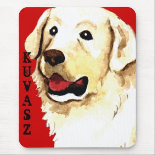 Mousepad Bloco de Cores do Kuvasz
