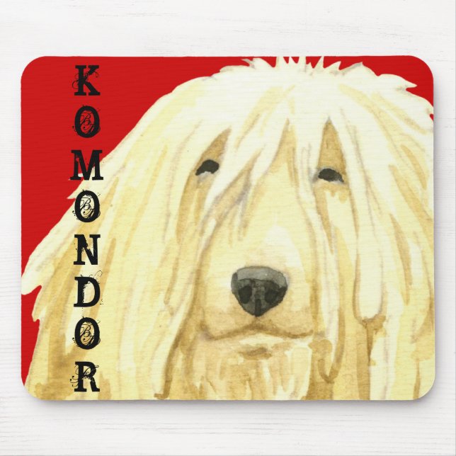 Mousepad Bloco de Cores Komondor (Frente)