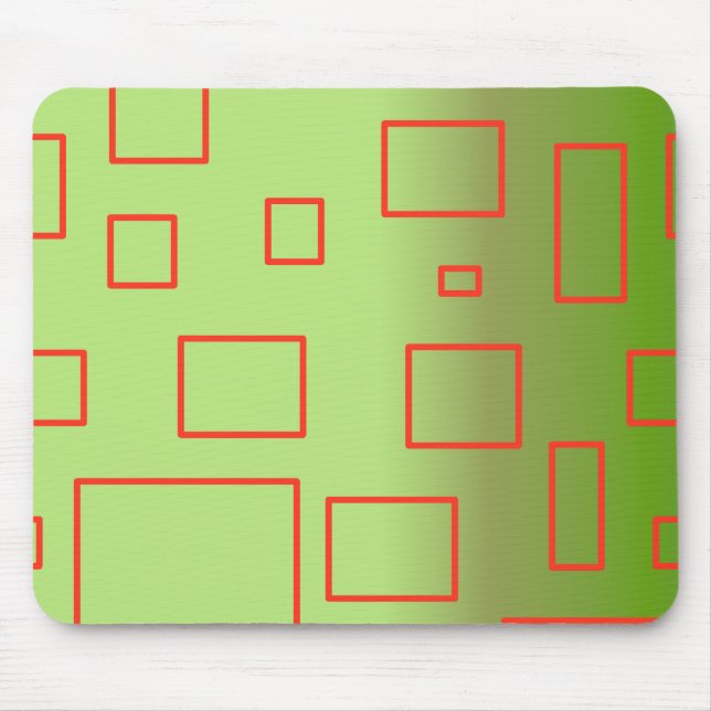 Mousepad Bloco de Design Geométrico Geométrico de Padrão Mo (Frente)